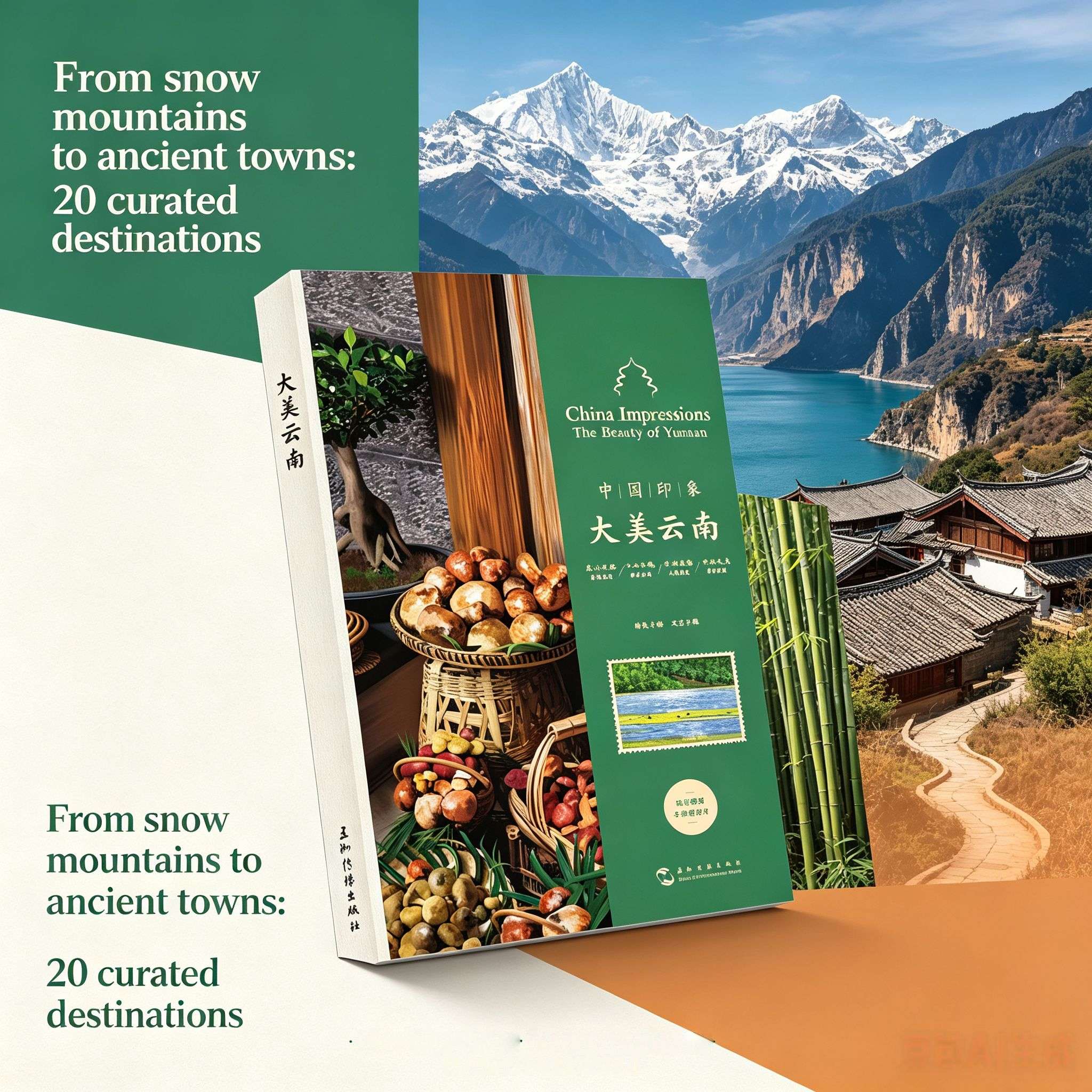 China Impressions: The Beauty of Yunnan (Bilingual Notebook / Hardcover)