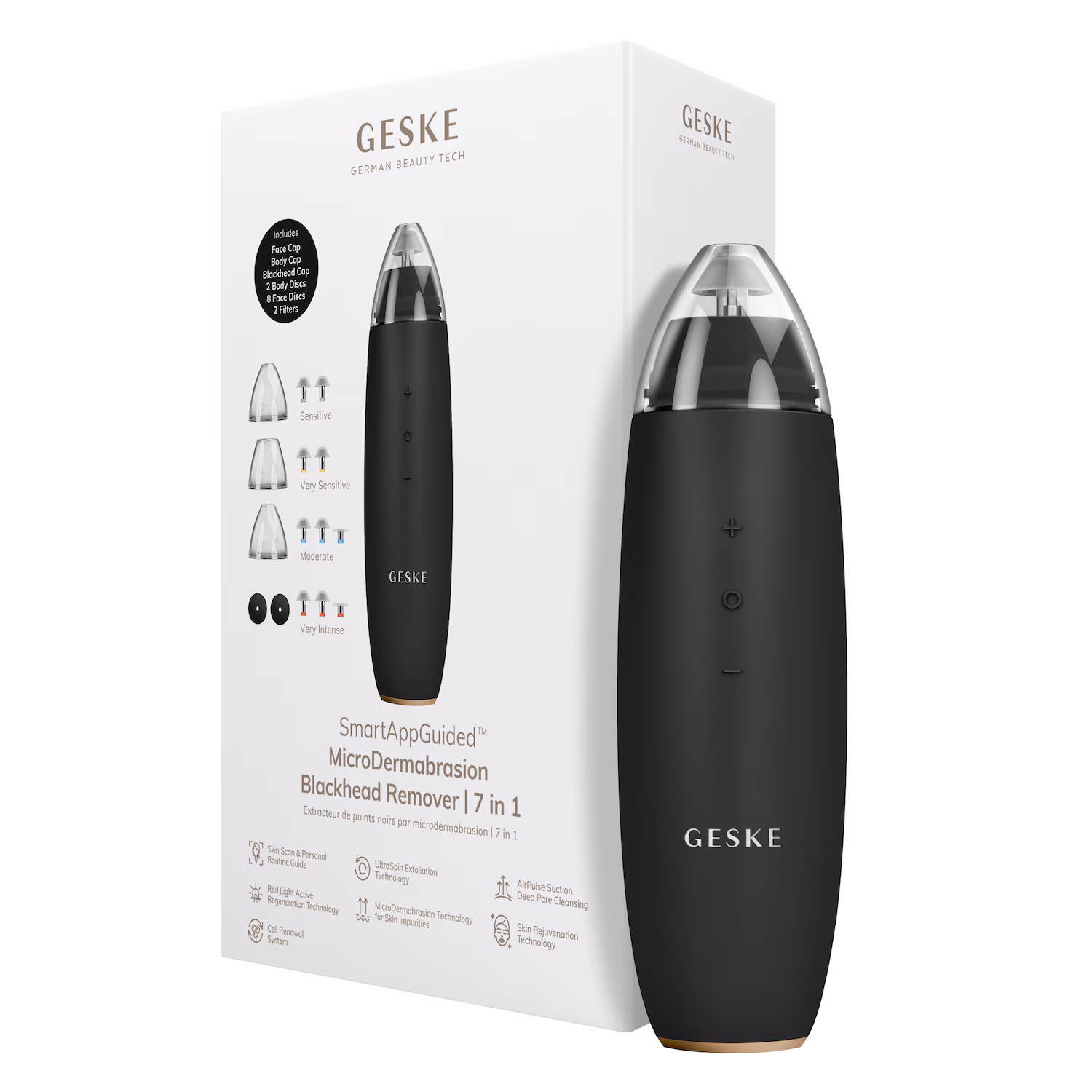 SmartAppGuided™ MicroDermabrasion Blackhead Remover | 7 in 1