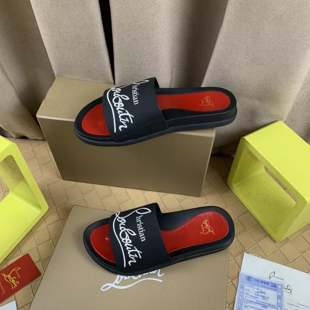 CHRISTIAN LOUBOUTIN SLIPPERS - CCSHOES