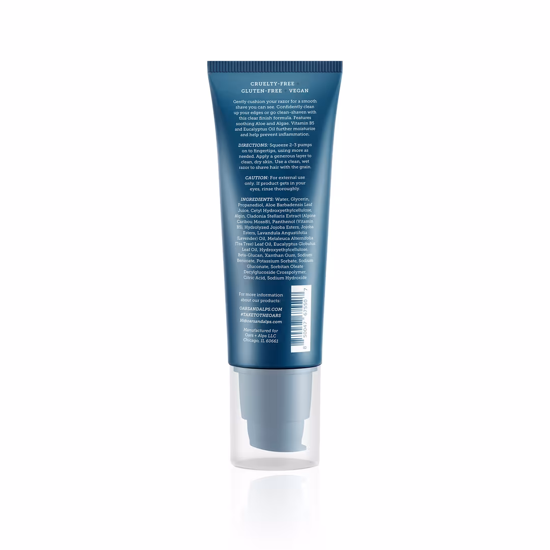 Oars + Alps  Clear Shave Gel