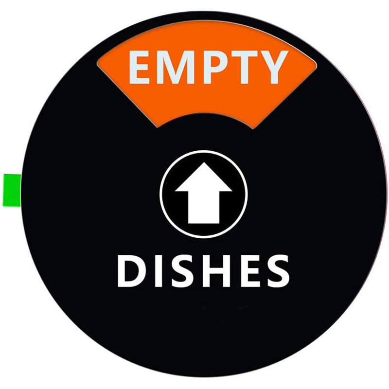 Factory-made clean and dirty magnet dishwasher sign for tableware, sold to European and American foreign trade, custom-made dishwasher sign