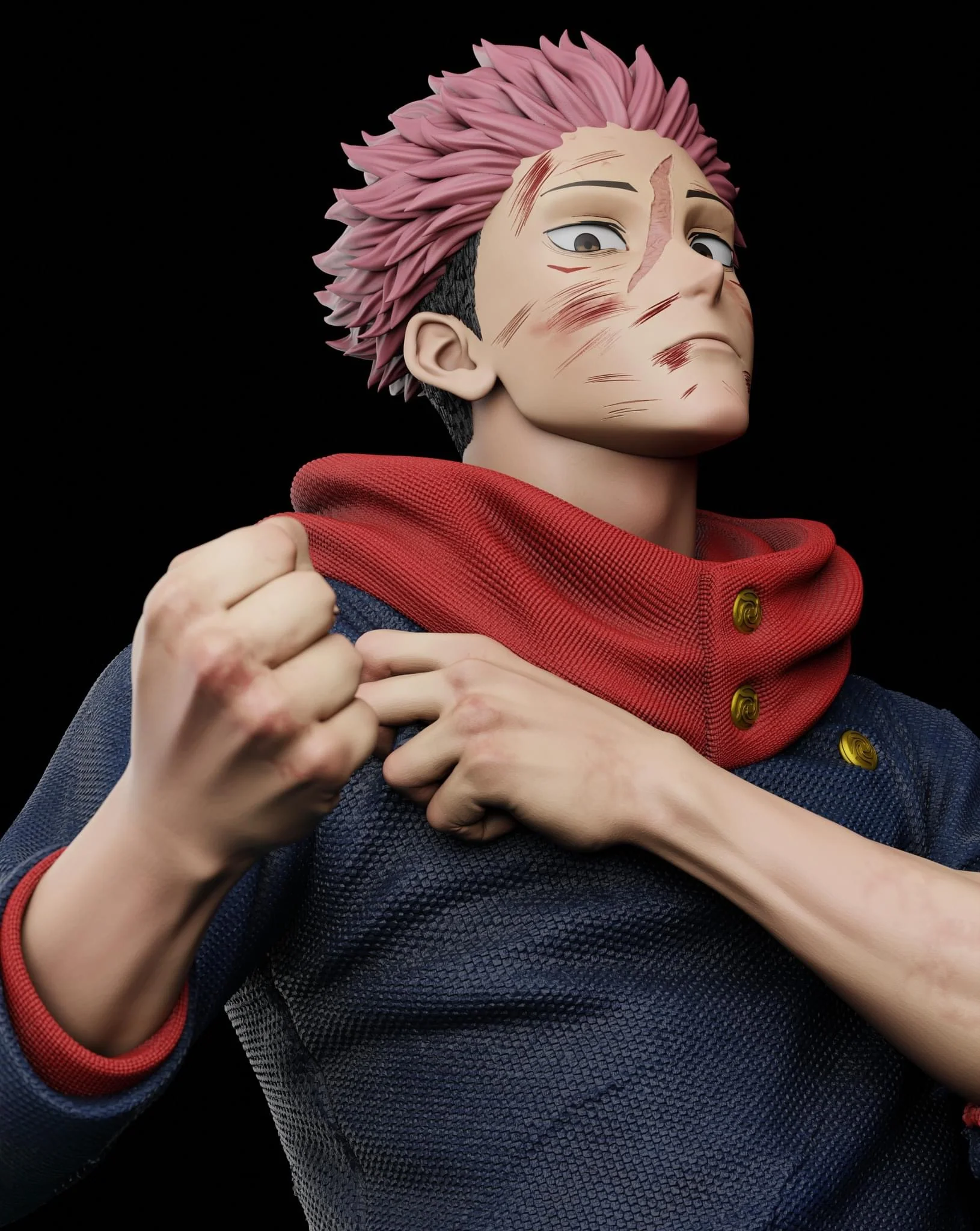 Jujutsu Kaisen - Itadori Yuji | 1:6 Resin Statue | von Zenkai Studio