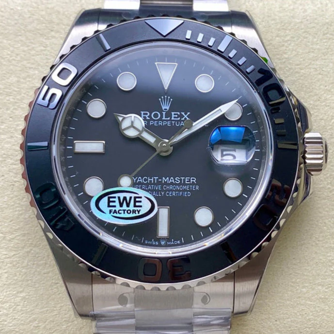 Rolex Watch Yacht-Master 42mm Silver Black