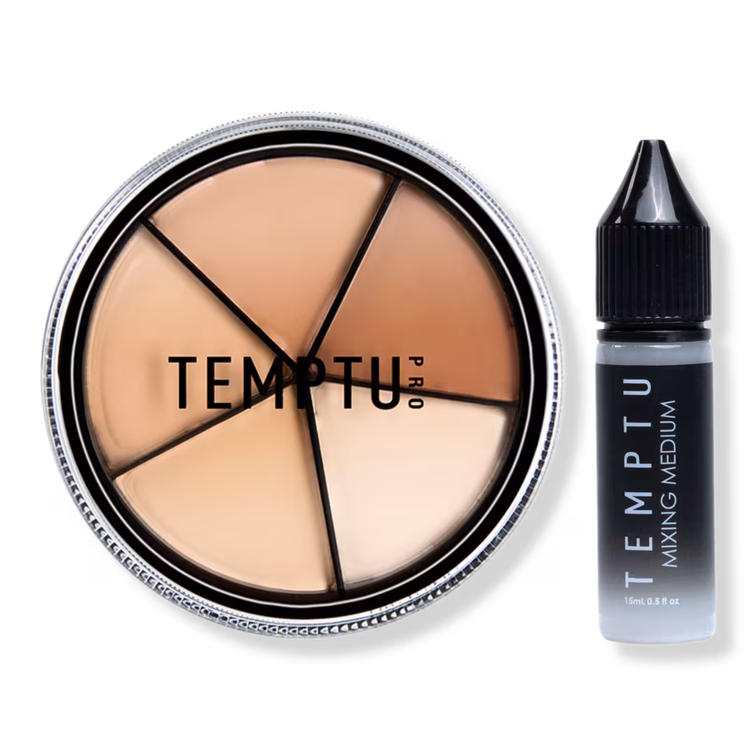Temptu  S/B Concealer Wheel & Mixing Medium Set
