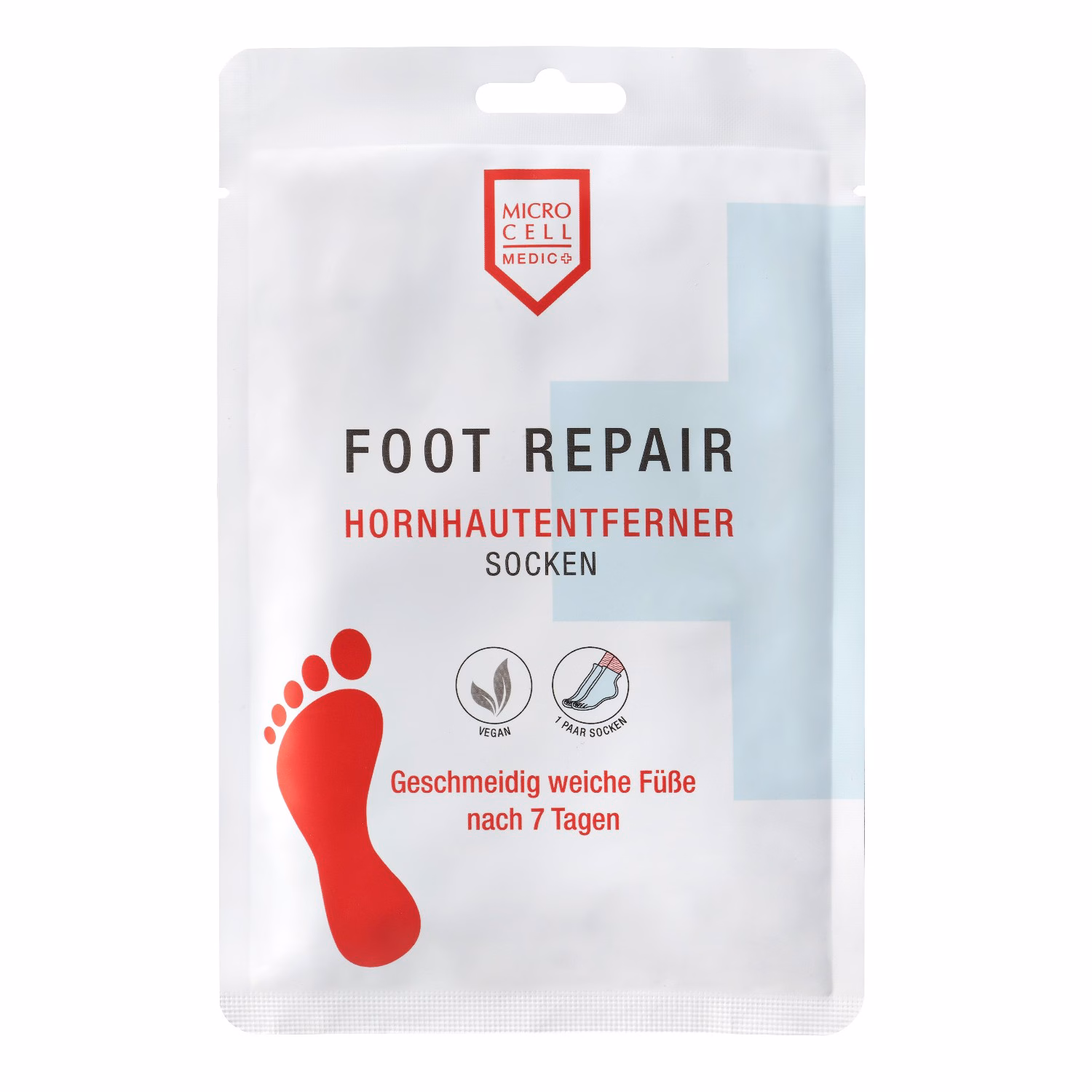 Micro Cell Medic+ Foot Repair Hornhautentferner-Socken (1 Paar)