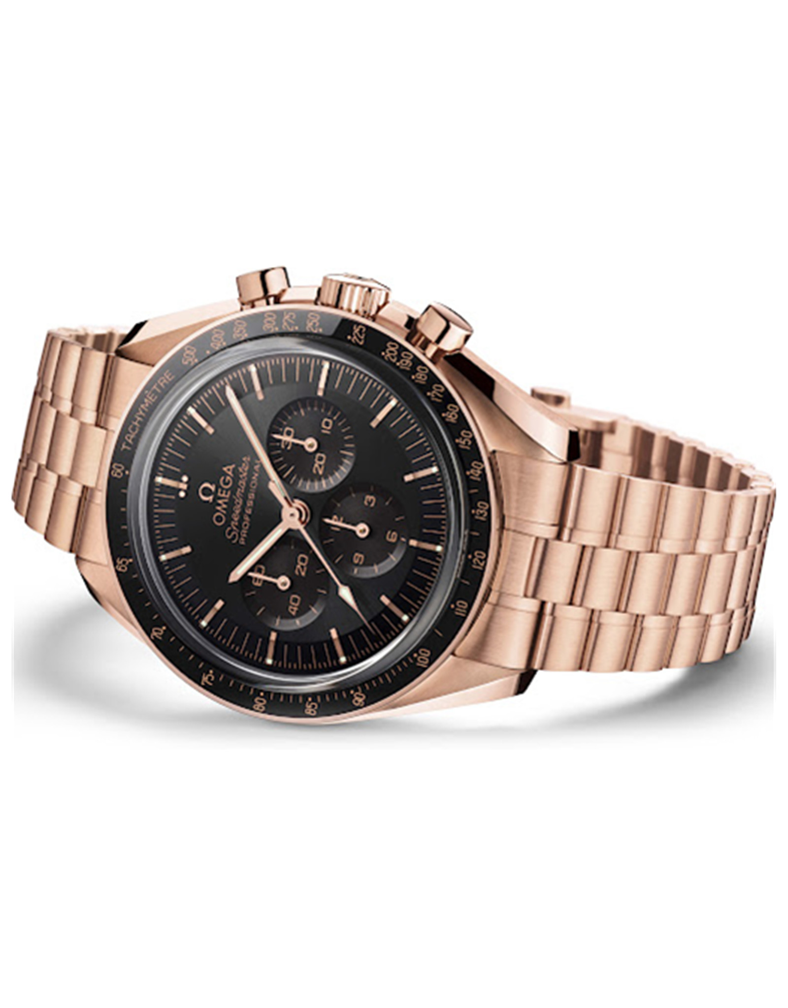 Replica Omega Speedmaster Moonwatch Rose Gold Men's Watch 310.60.42.50.01.001 42MM