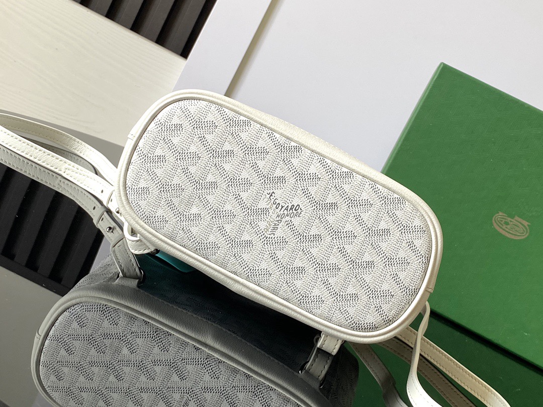 Goyard Alpin Mini Backpack white
