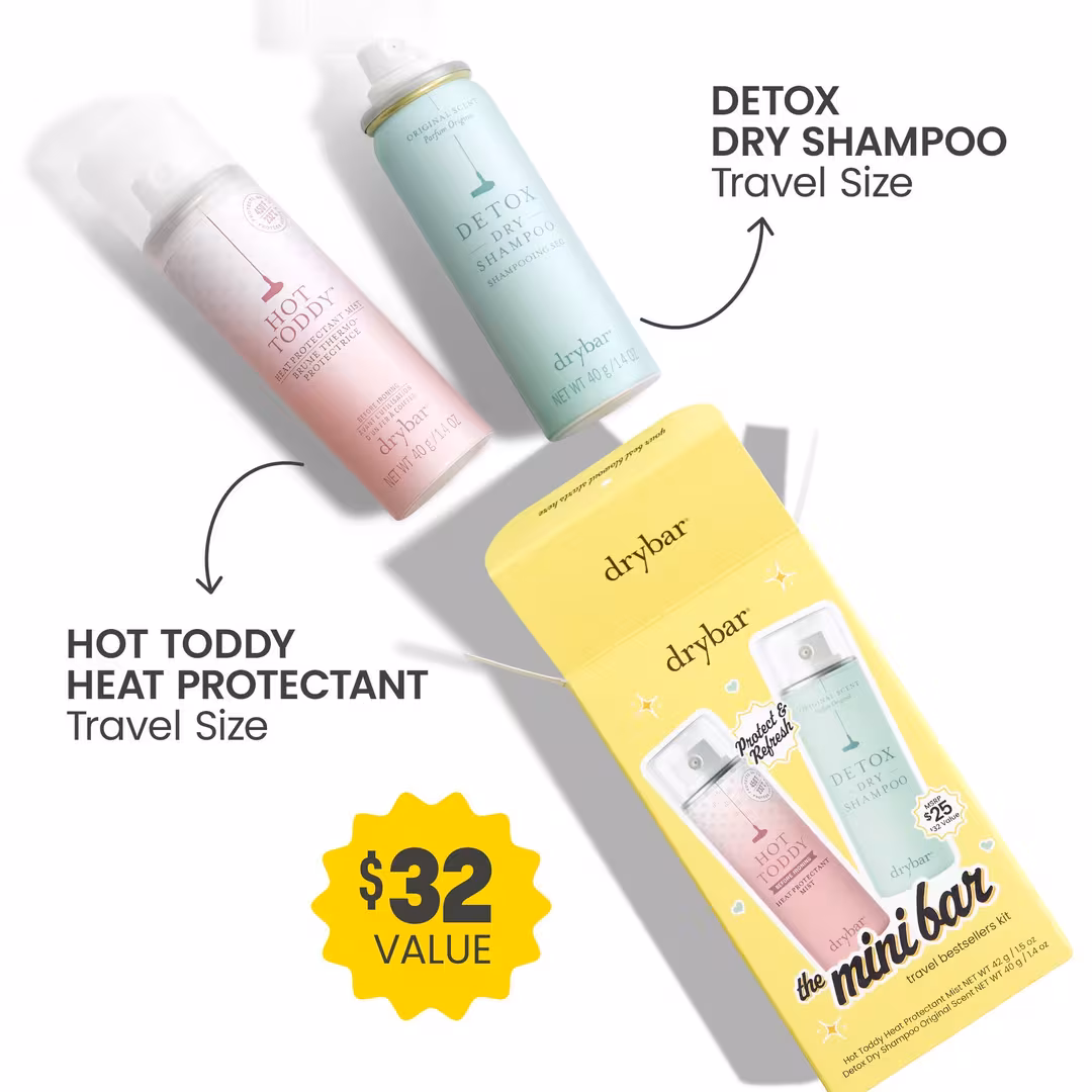 Drybar  The Mini Bar Travel Hair Bestsellers Kit