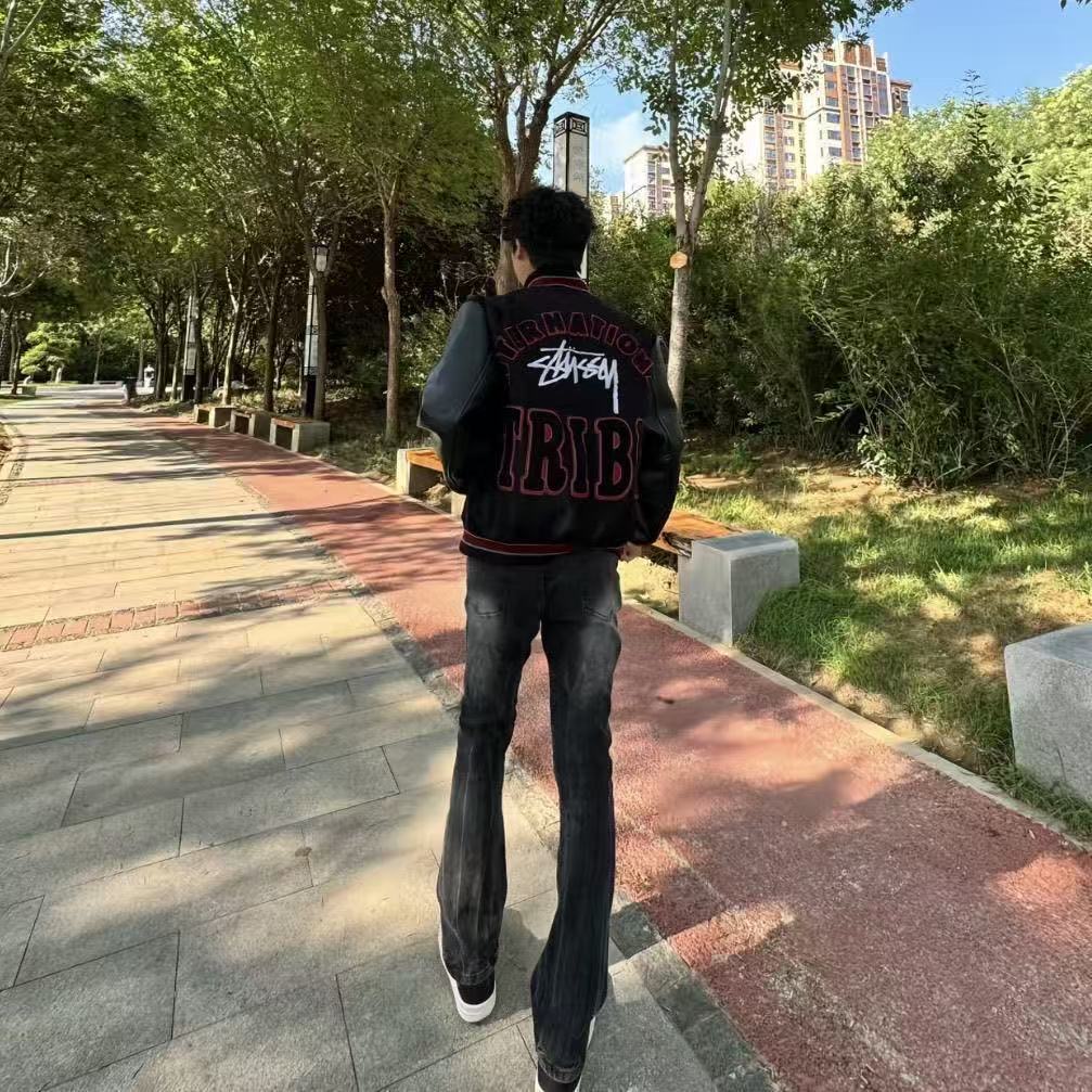 2026 independent 35th anniversary splicing th baseball American Vibe jacket jacket short