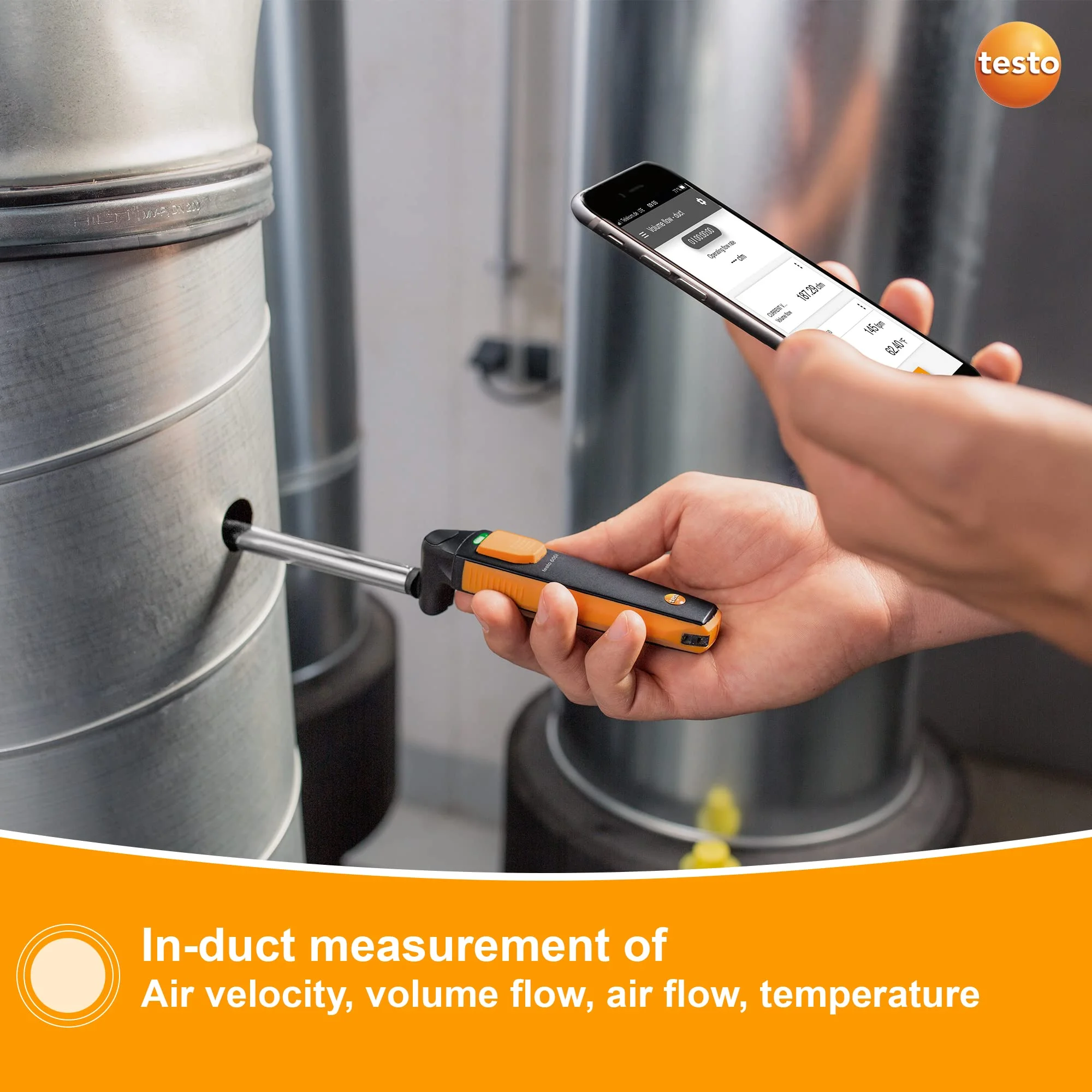 Testo 405i Hot-wire Anemometer Wireless Smart Probe