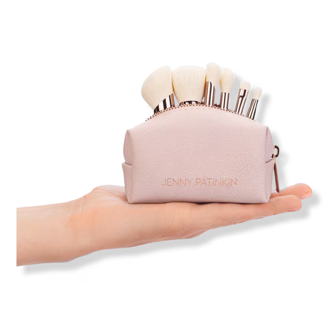Jenny Patinkin  Brush Babies Mini Makeup Brush Set | Travel-Friendly Vegan Brushes