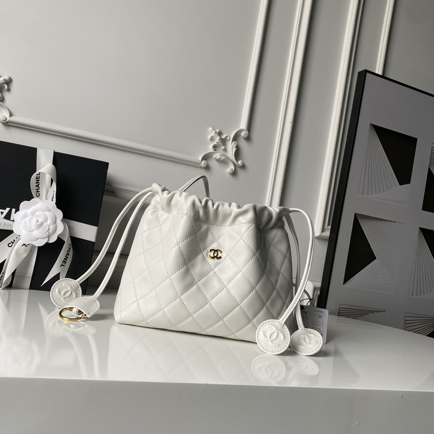 Chanel 26S classic diamond grid diagonal cross bag