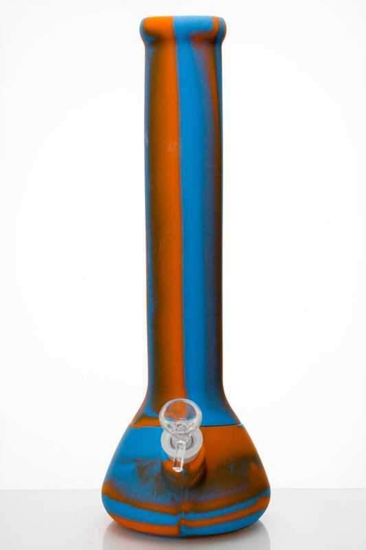 13 Stripe Silicone Beaker Bong