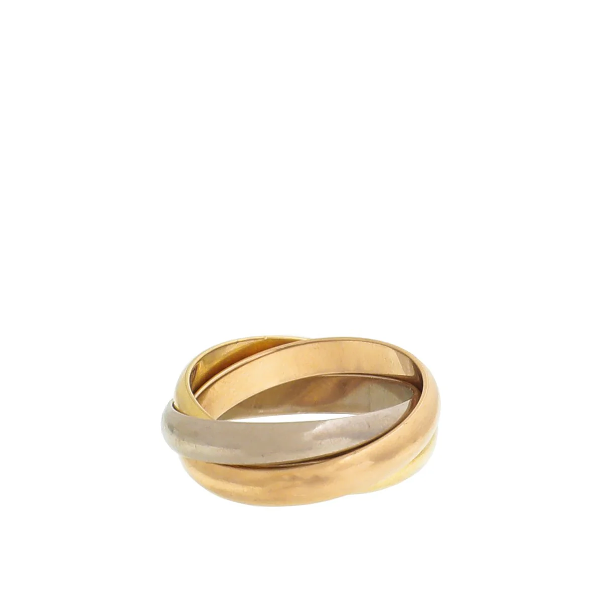 Cartier 18K Trinity Ring 55