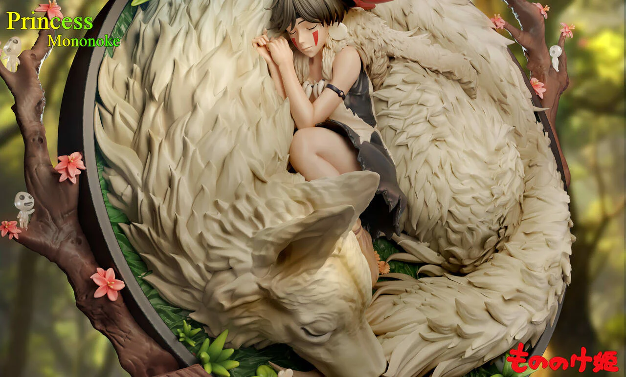 Studio Ghibli - Princess Mononoke | 1:6/1:4 Resin Statue | by ChaoShe Studio