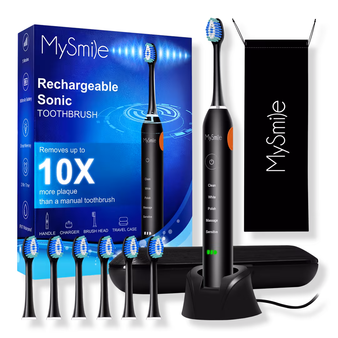 MySmile  Elite Rechargeable Sonic Toothbrush with Travel Case