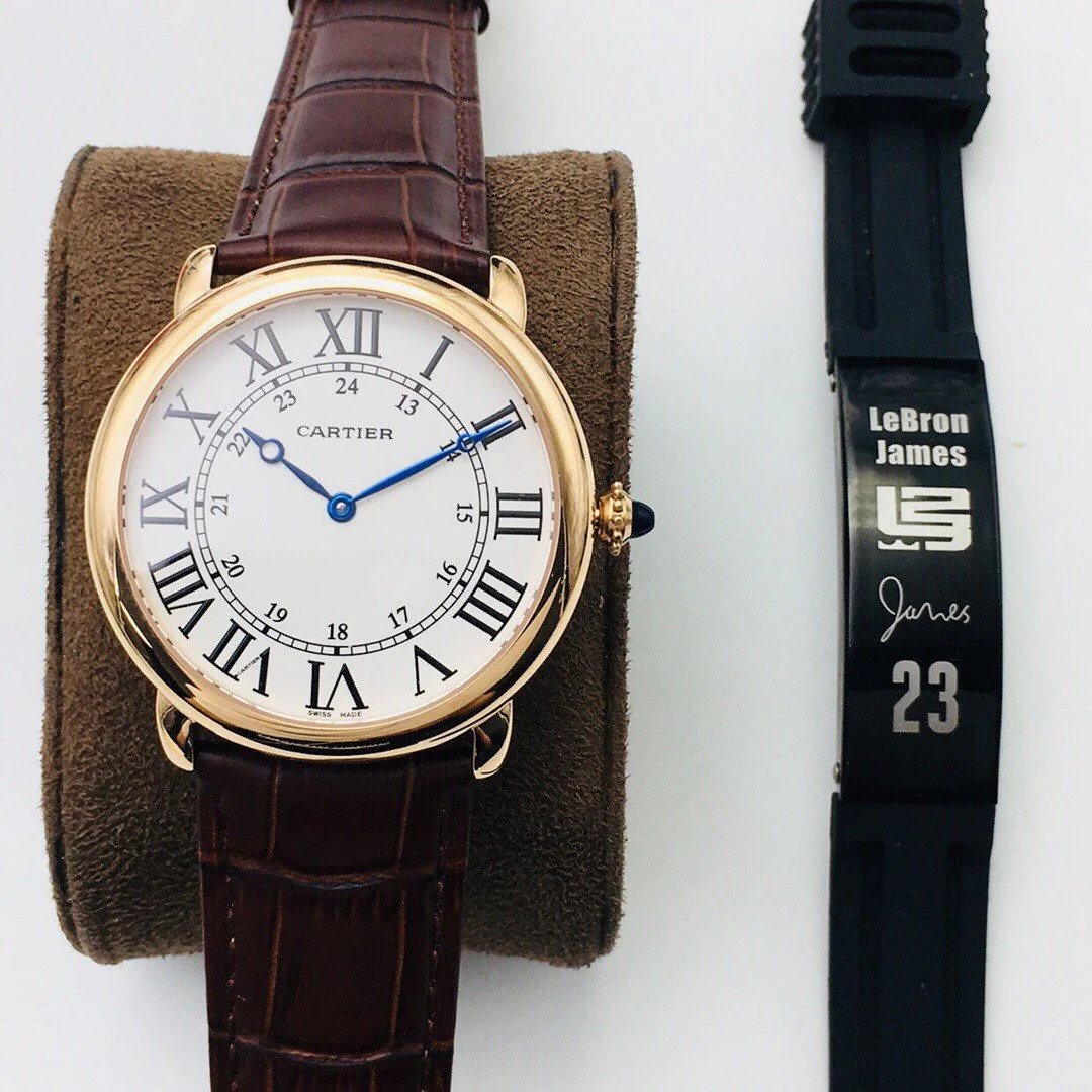 Cartier Watch RONDE CARTIE 40MM YELLOW GOLD WHITE DIAL