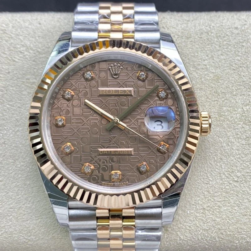 Rolex Watch DATEJUST 41 TWO-TONE ROSE GOLD CHOCOLATE DIAL Watch