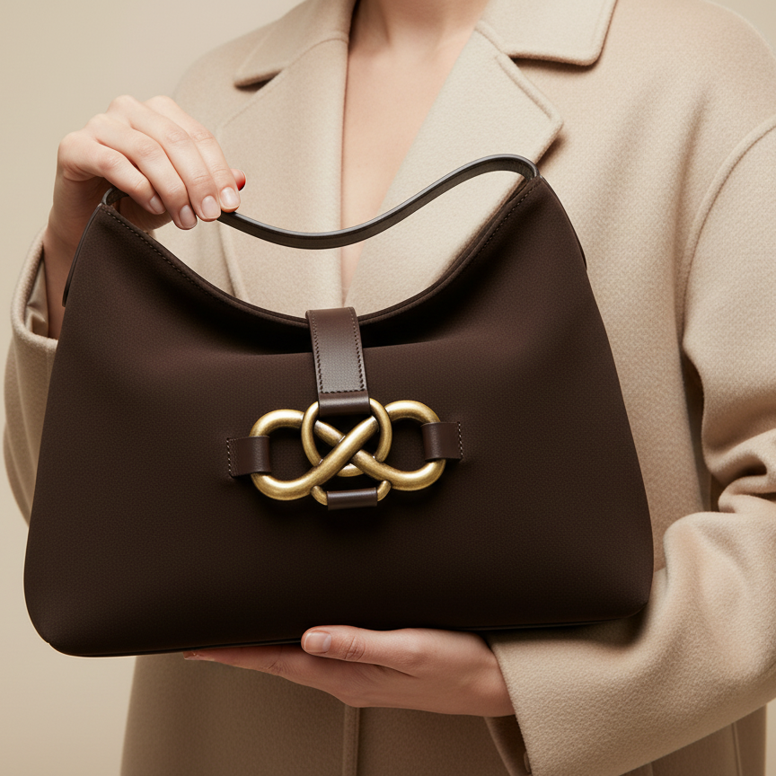 Chocolate Sculptural Hobo