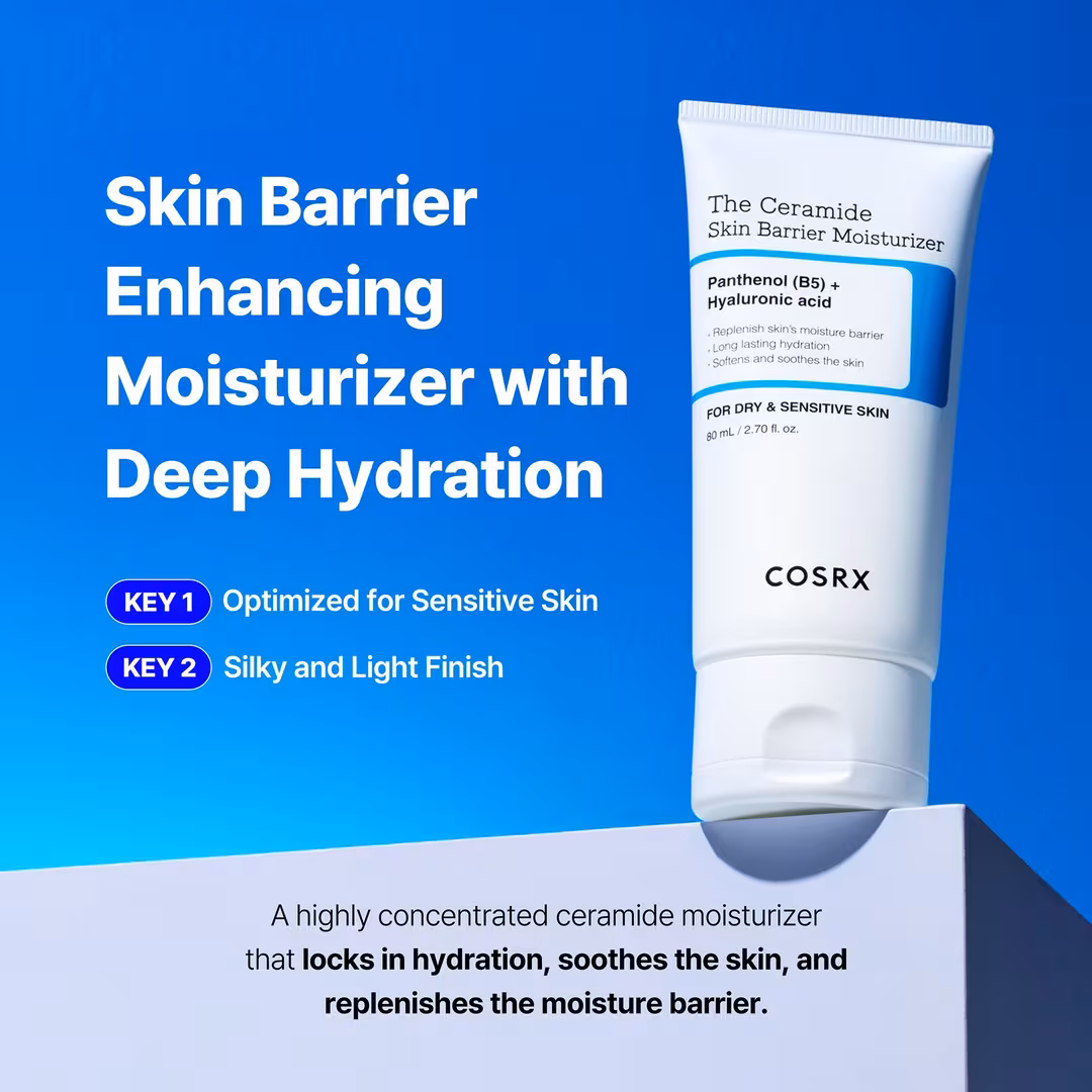 COSRX  The Ceramide Skin Barrier Moisturizer For Sensitive Skin