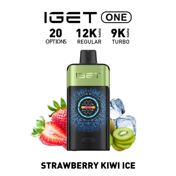 IGET ONE Vape 12000 Puffs Strawberry Kiwi Ice