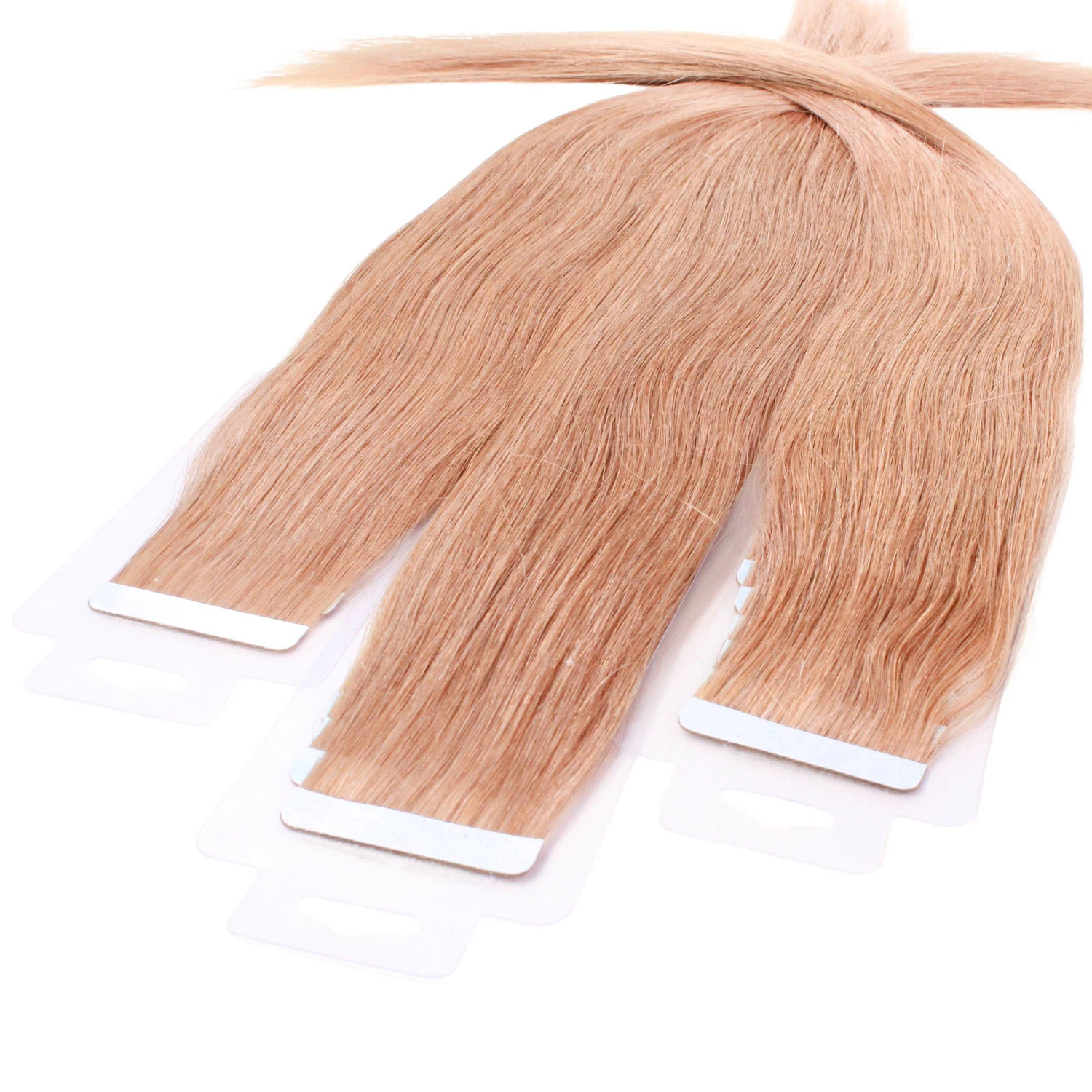 Tape Extensions Echthaar #8/01 Hellblond Natur-Asch