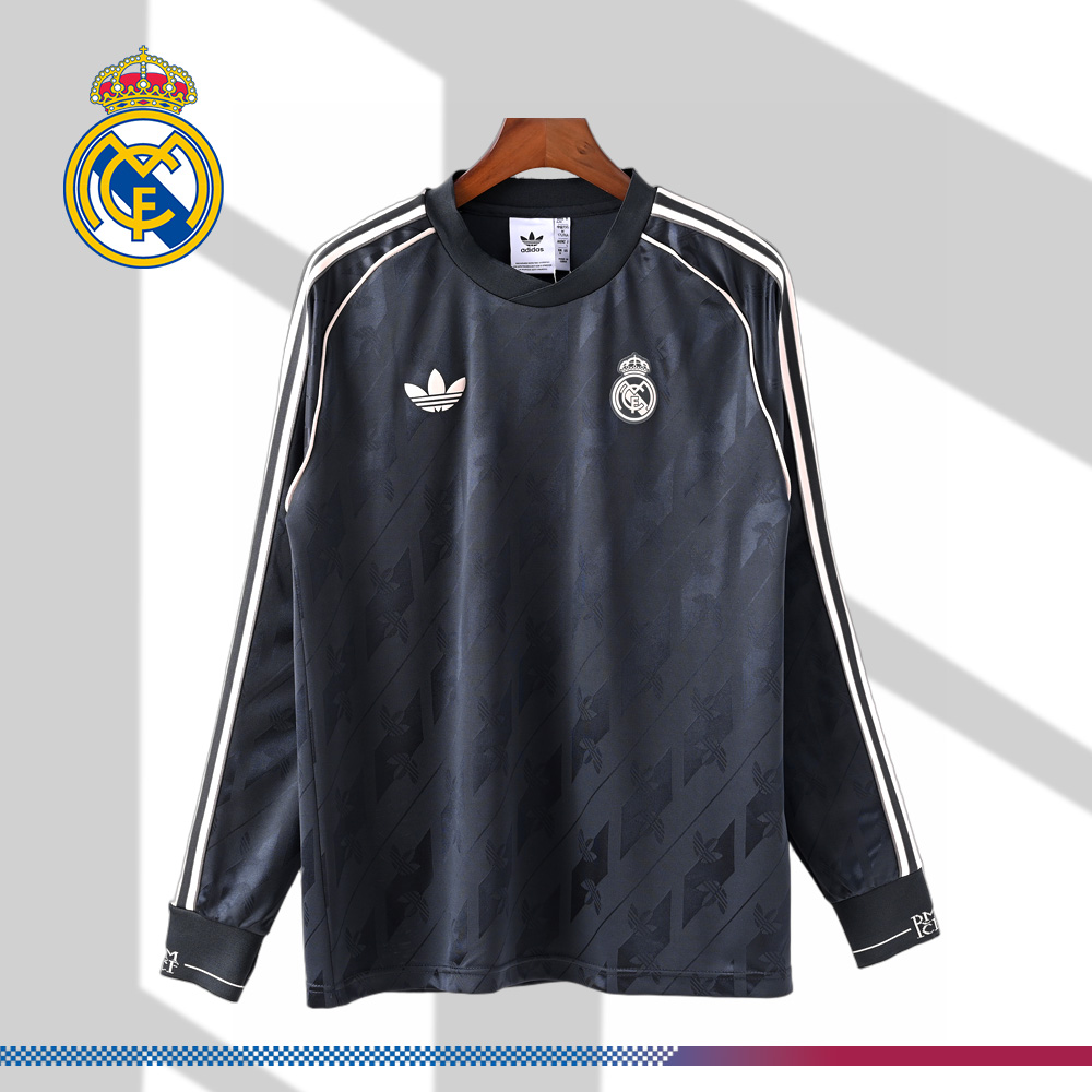 2024/2025 Real Madrid Retro Special Edition Long Sleeve Football Shirt