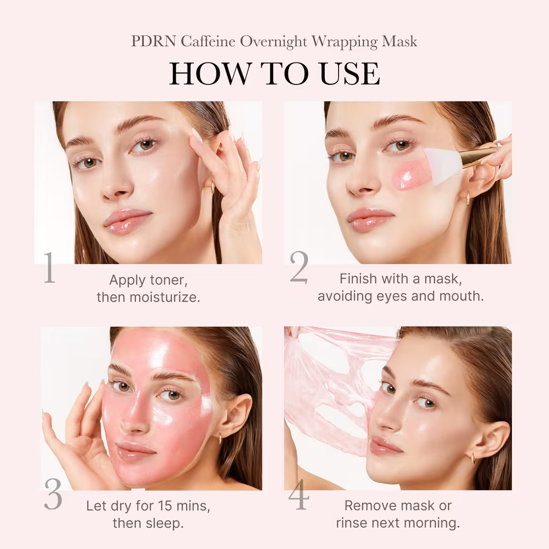 medicube  PDRN Pink Caffeine Night Wrapping Mask