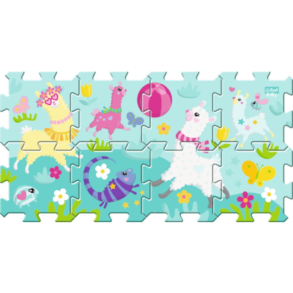 Układanka Puzzlopianka - Gramy W Lamy