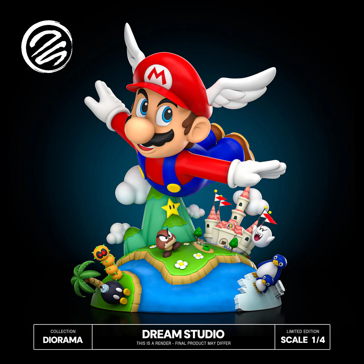 Super Mario - Super Mario 64 | 1:4 Resin Statue | by Dream Studio