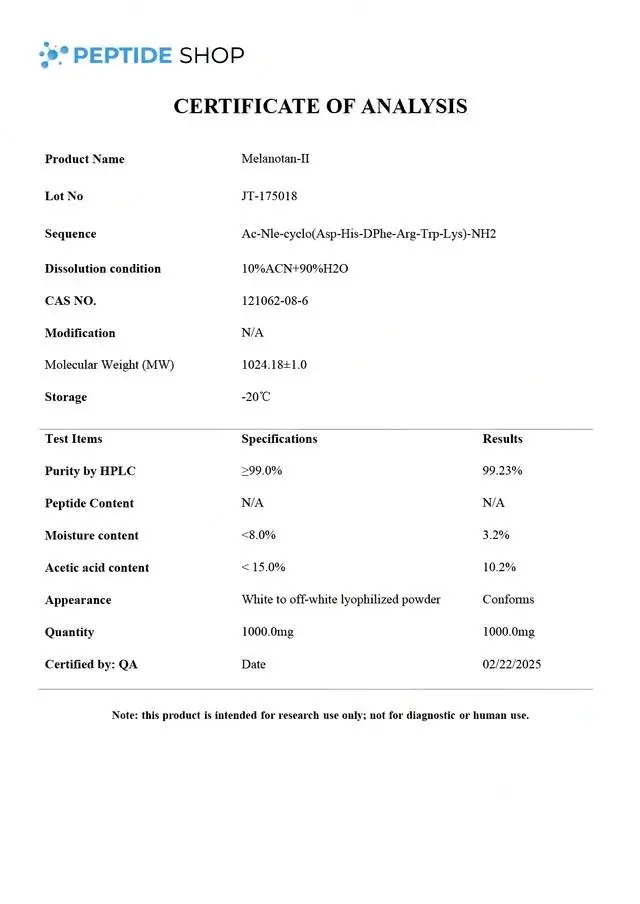Melanotan 1 (MT1) (10mg)