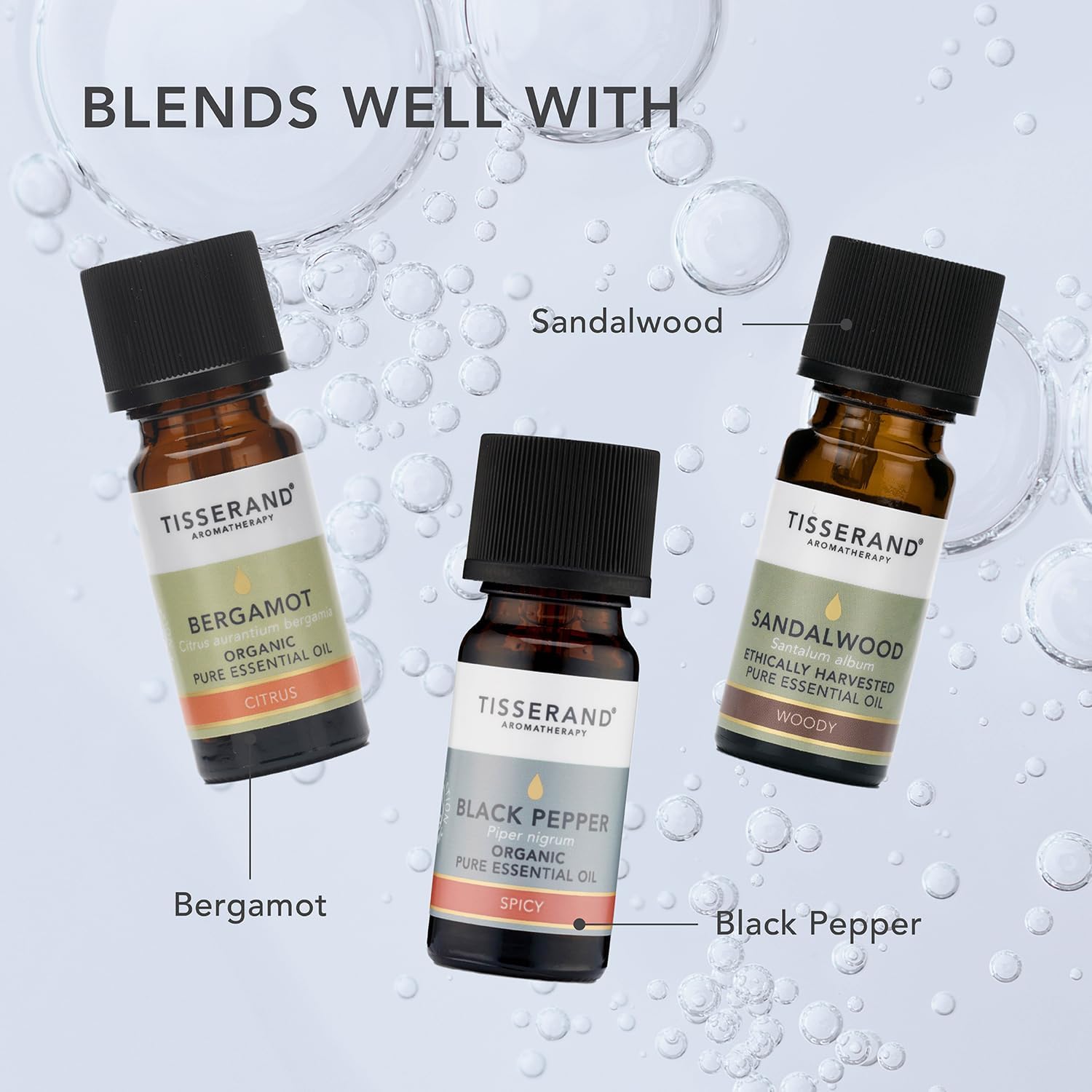 Tisserand Frankincense Wild Crafted Essential Oil - 9ml | Grounding and Calming Aroma,100% Natural Pure Essential Oils, Uncompromising Quality, Certified Vegan