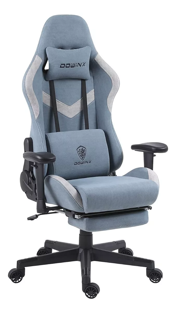 Silla Gamer Pro Dowinx Elite De Escritorio Ergonómica Ls6668 Color Negro