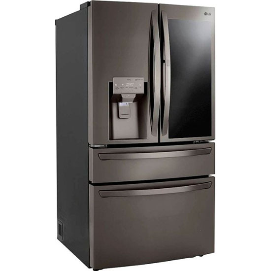 29,5 pies cúbicos. Pie. Refrigerador de 4 puertas con puertas francesas InstaView Door-in-Door y Craft Ice