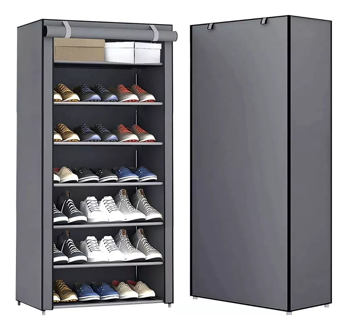 Zapatera Closet Organizador De Zapatos 7 Niveles 24 Pares