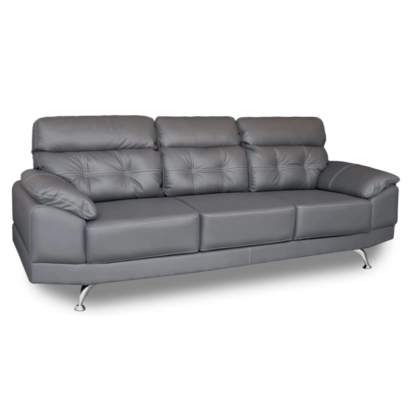 CONFORTOPIEL | Sof&aacute; de Piel Genuina Dublin (Chocolate) Medidas APROXIMADAS: (230 cm Largo x 85 cm Profundidad x 95 cm Altura) Hecho EN MXICO. Patas Met&aacute;licas. Elegancia Confort Y Calidad