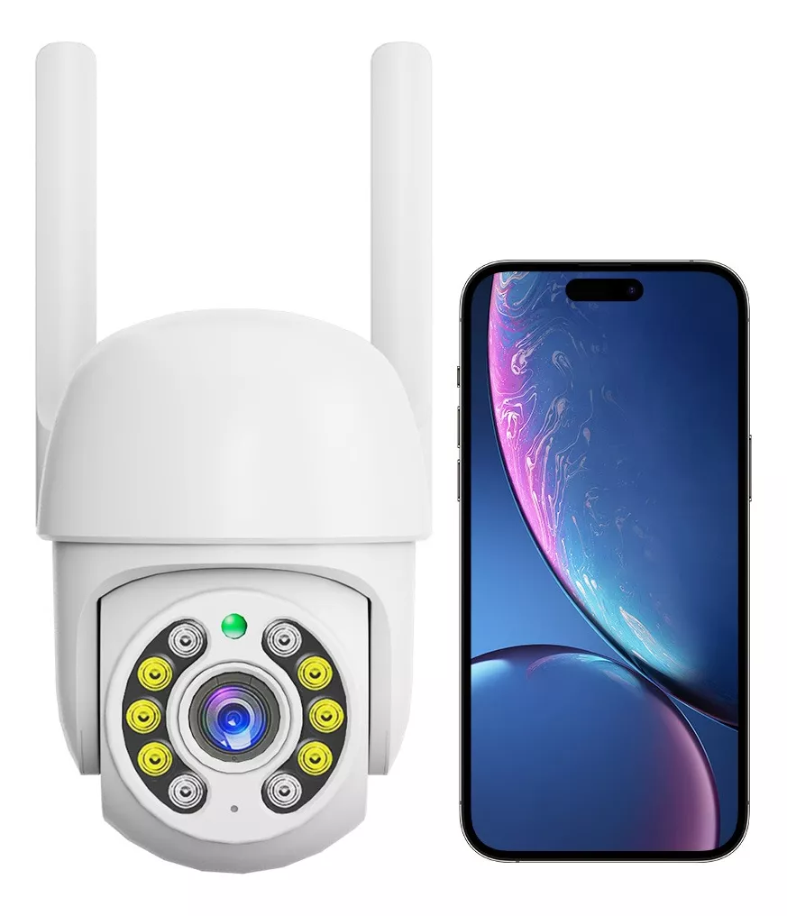 Cámara De Seguridad Exterior Wifi 2mp Hd Vigilancia/alarmaa