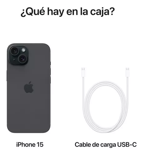 Apple iPhone 15 (128 GB)-Negro