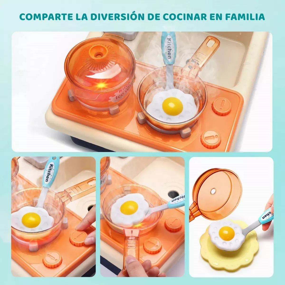 Juguetes De Fregadero De Cocina Con Estufa Juego De 28 Pzs