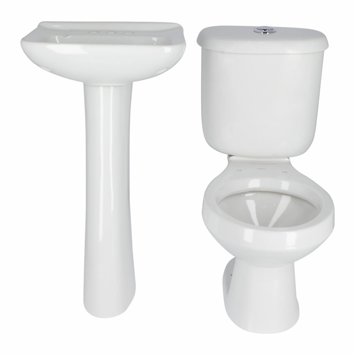 PAQUETE SANITARIO CON LAVABO DE 2 PIEZAS FUTURA II DUAL
