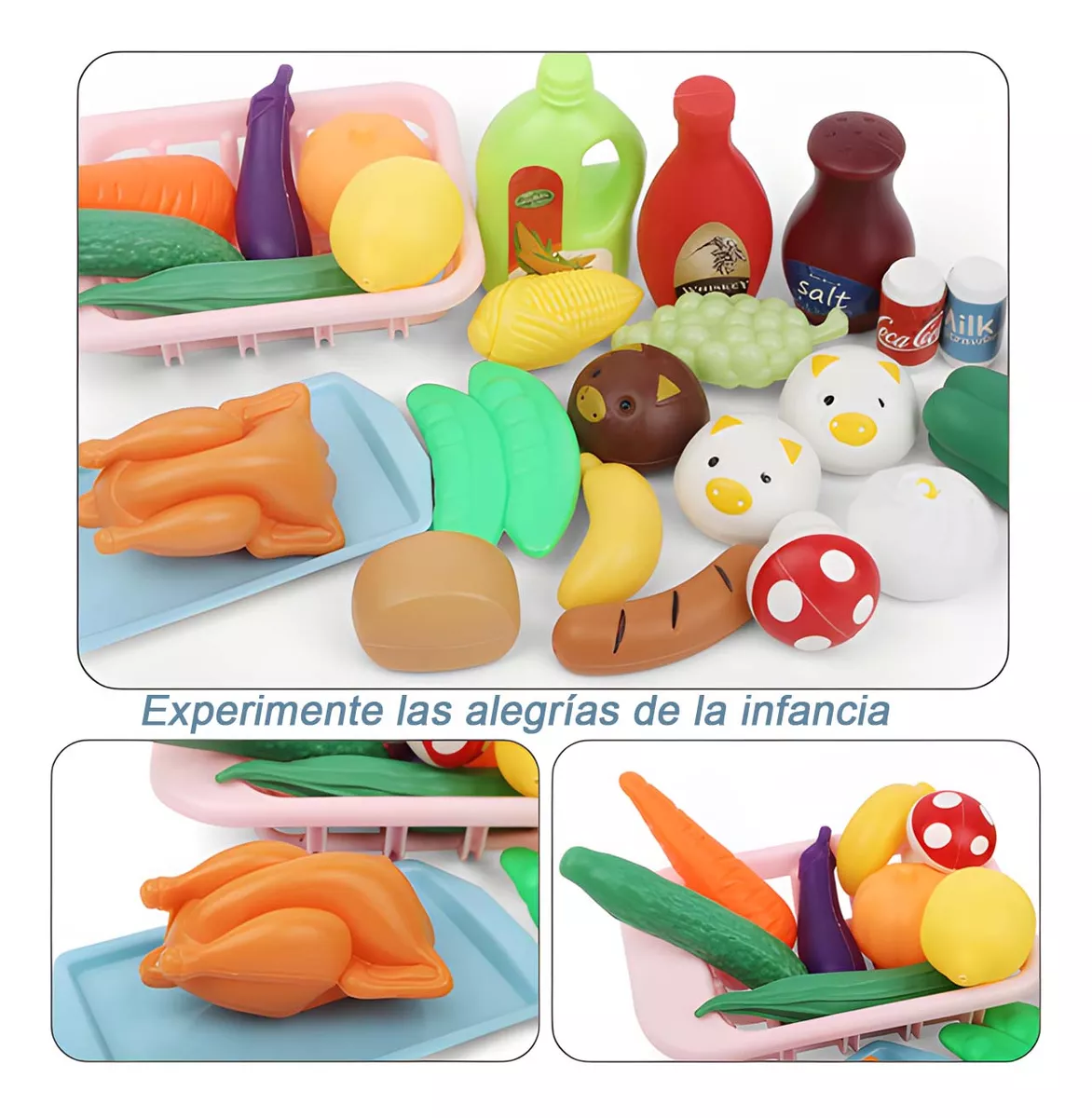 42 Piezas Juguetes De Cocina Para Ninos Utensilios Cocina