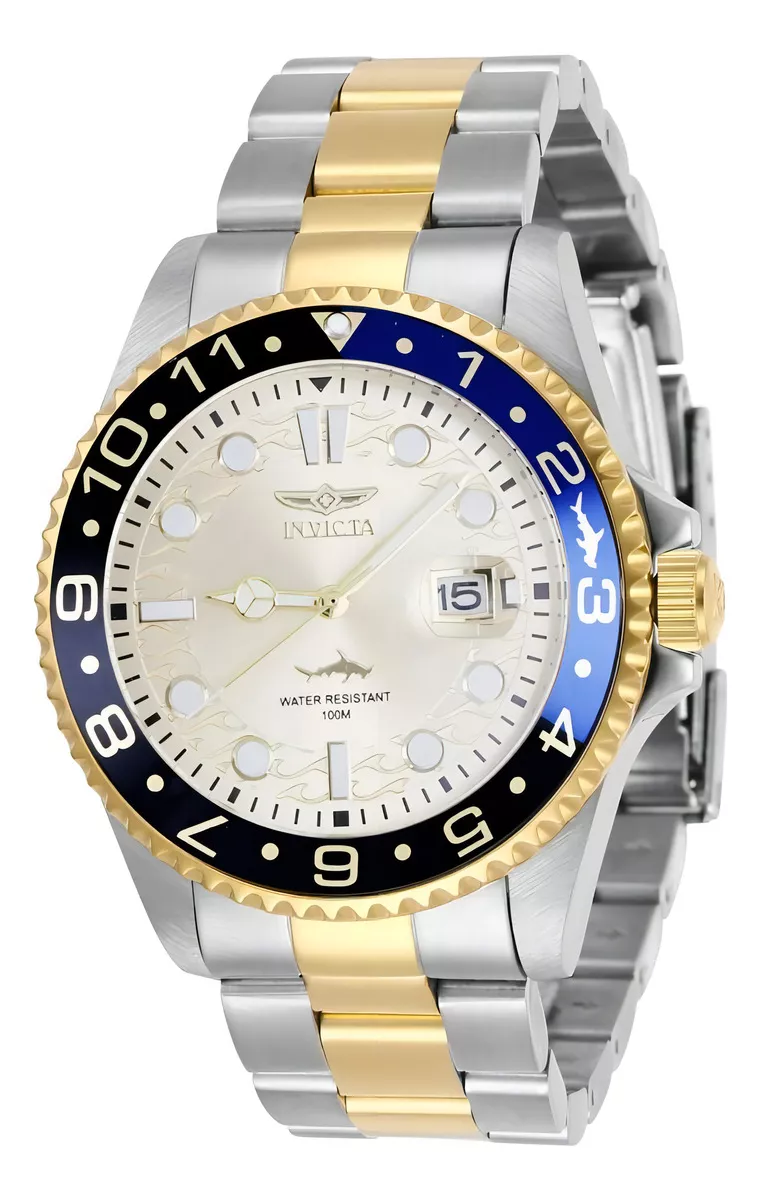 Reloj Para Hombres Invicta Pro Diver 44709 Oro, Acero