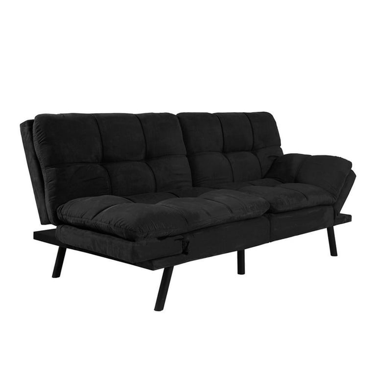 Sof&aacute; Cama Mainstays Memory Foam Negro