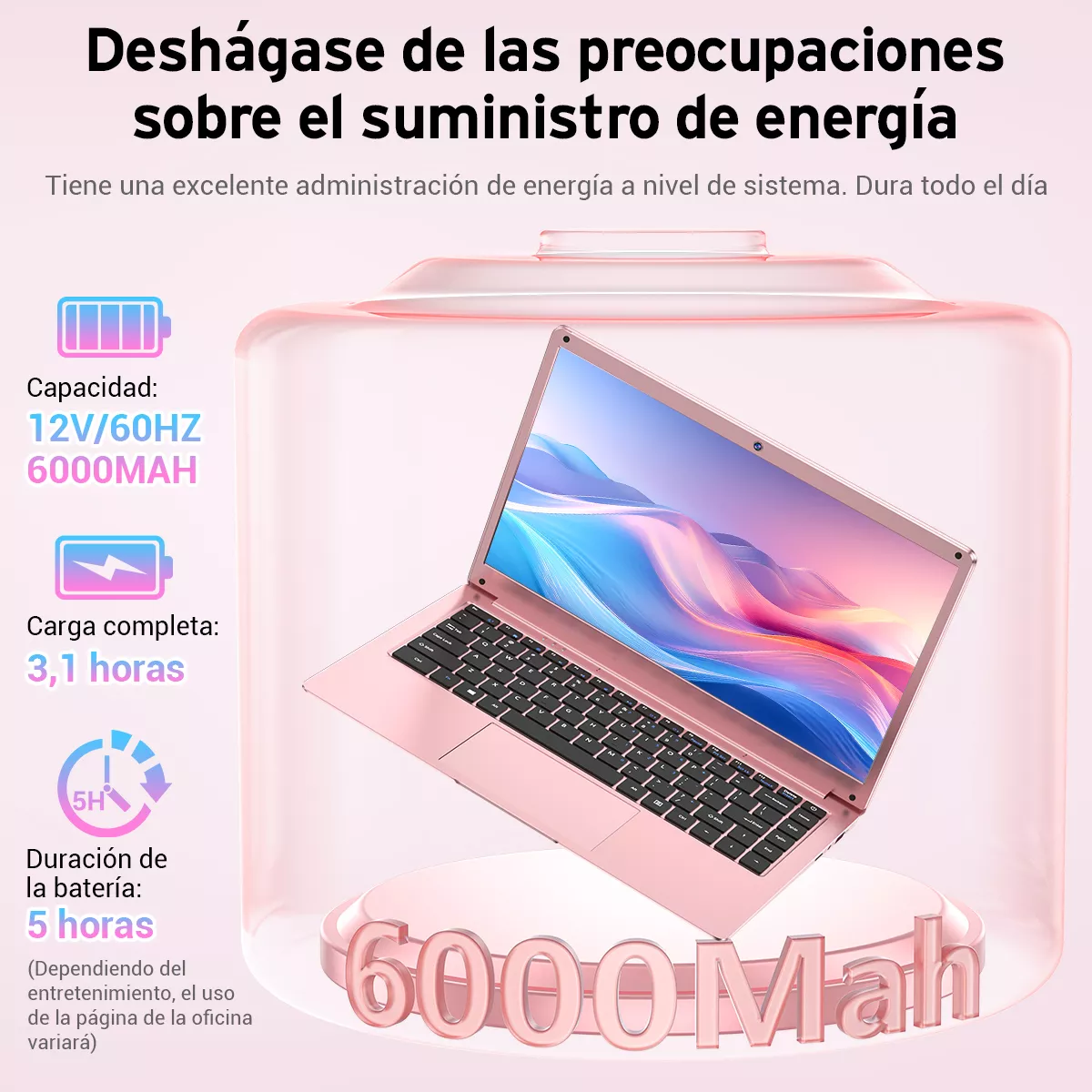 14.1'' Laptop 8 Ram+512gb Ssd Windows 11 Intel Celeron N4000