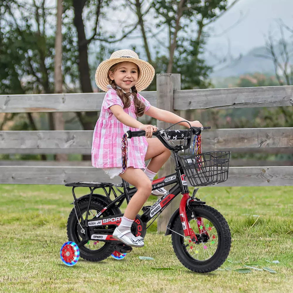 Bicicleta Infantil R16 Con Ruedas De Entrenamiento Para Niño