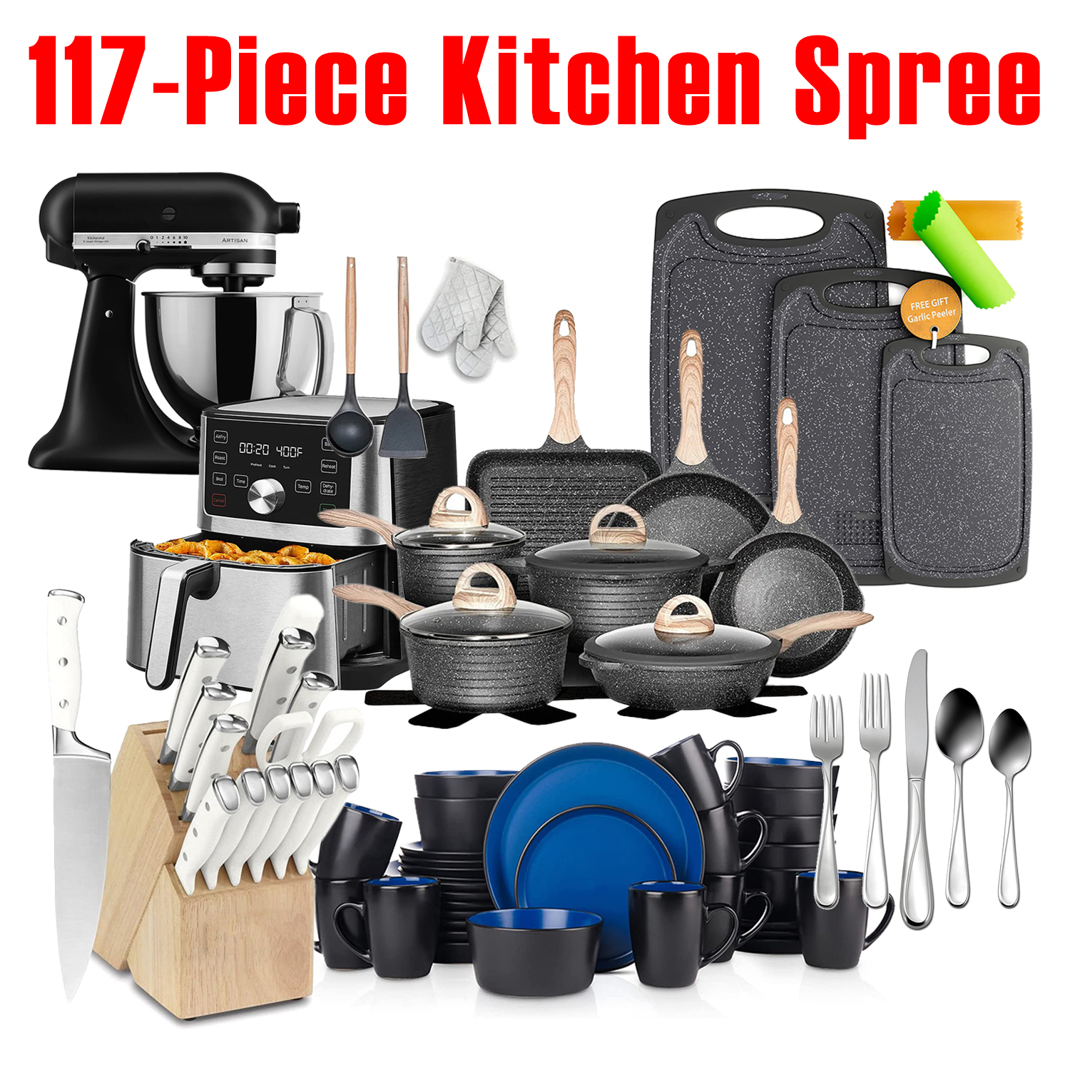 Limited-time Promotion, 117-piece cocina Spree, Meeting All The Needs Of The cocina