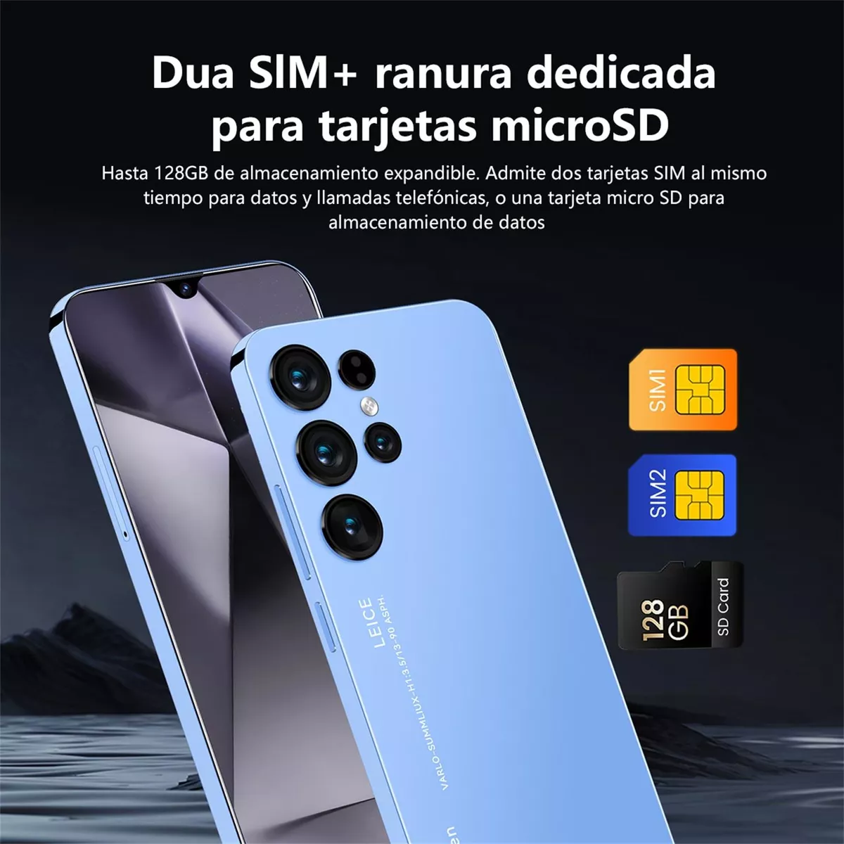 Teléfonos Inteligentes Android Baratos S24 Ultra Amarillo 6.8 En 1gb Ram 16gb Rom