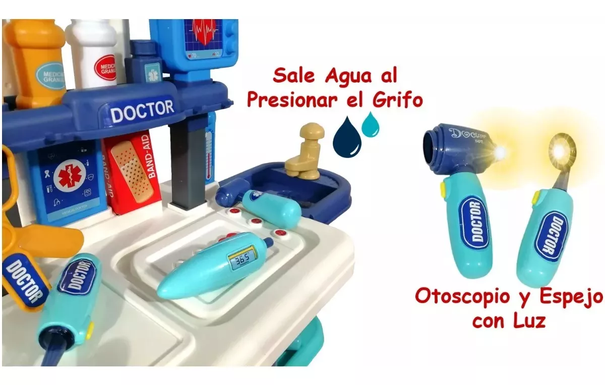 38 Piezas De Juguetes Para Juegos De Rol Médicos Para Niños