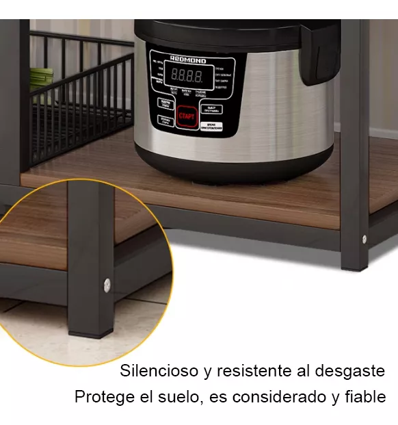 Multifuncional Mueble De Multicapa Para Cocina Estantes 80cm