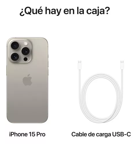 Apple iPhone 15 Pro (128 GB)-Titanio Natural